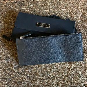 One wallet, one coin purse.